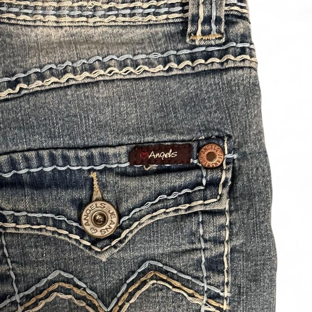 Angels Women's Blue and Navy Jeans